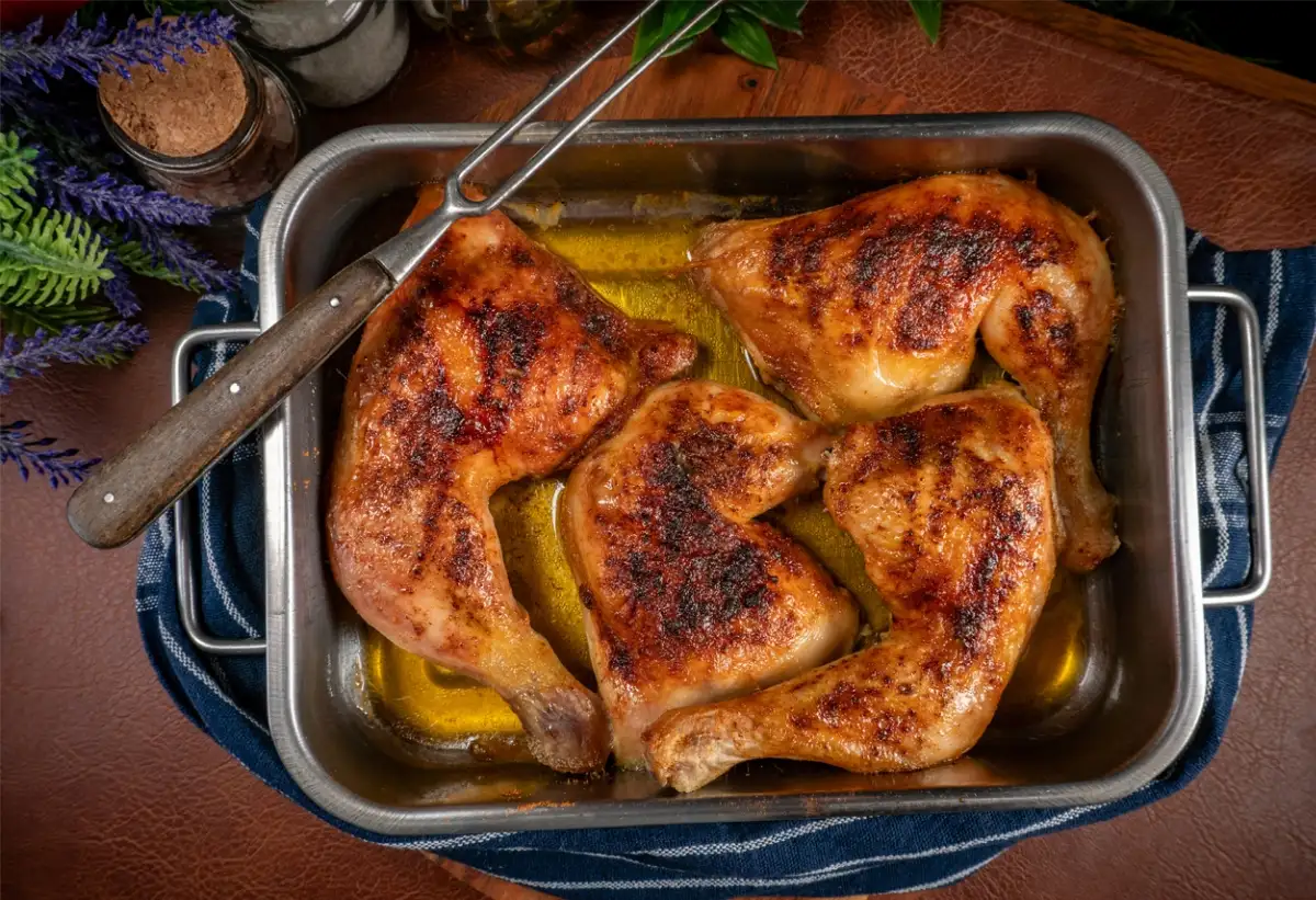 Cuisses de poulet au four